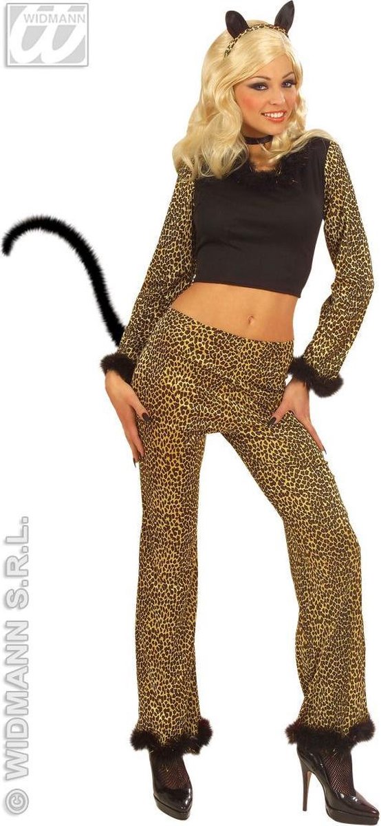 Leeuw & Tijger & Luipaard & Panter Kostuum | Luipaard Dame Purring Leopard Kostuum Vrouw | Medium | Carnaval kostuum | Verkleedkleding